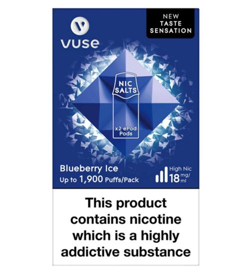 Vuse x2 ePod Pods Blueberry Ice 18mg/18ml