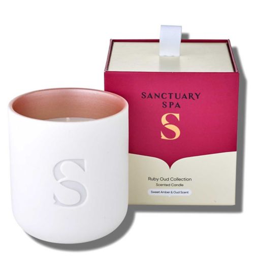 Sanctuary Spa Ruby Oud Collection Scented Candle