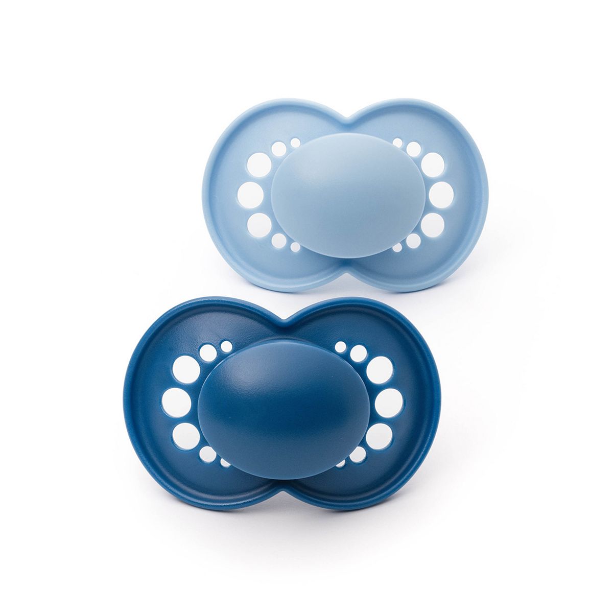 MAM Original 6+ Months 2 Pack - Plain Blue