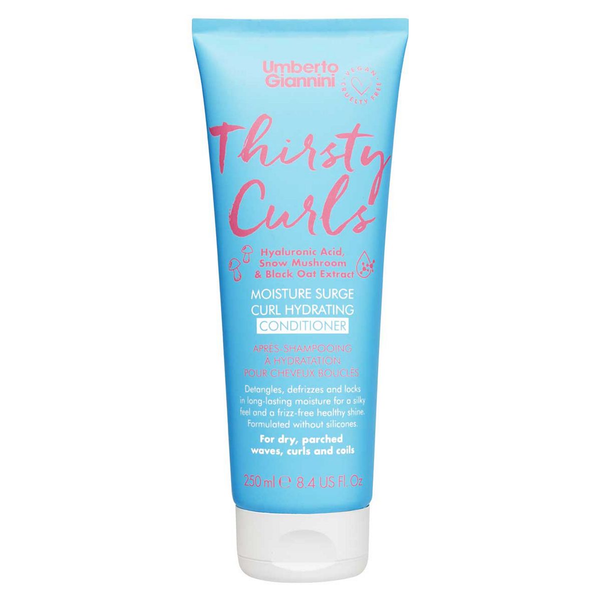 Umberto Giannini Thirsty Curls Hydrating Conditioner250 ml, 250ml