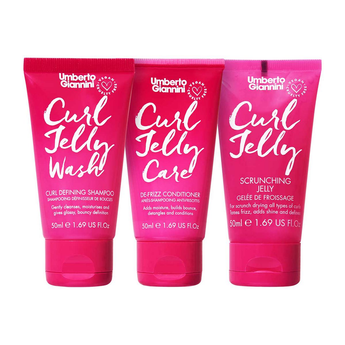 Umberto Giannini Curl Starter Kit 3 X 50ml