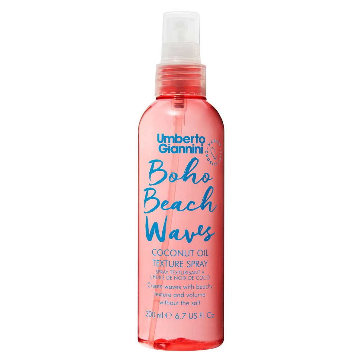 Umberto Giannini Boho Beach Waves Coconut Oil Texture Spray200 ml, 200ml