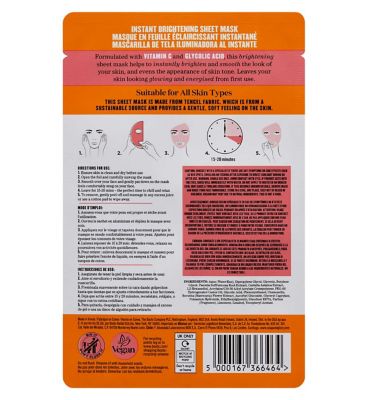 Soap & Glory Vitamin C & Glycolic Acid Instant Brightening Sheet Mask (3)