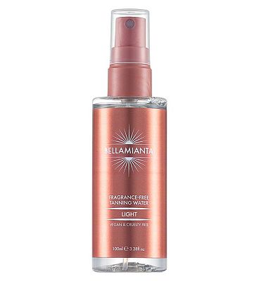 Bellamianta Fragrance Free Tanning Water- Light 100ml