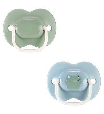 Tommee Tippee Anytime Soother, 6-18 months, 2 pack of symmetrical, BPA free soothers with a reusable