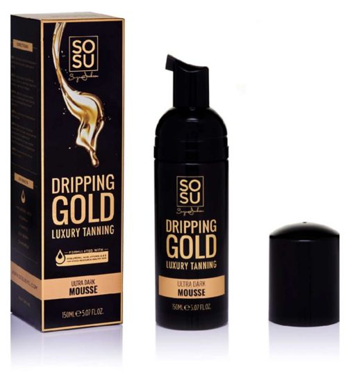 SOSU Dripping Gold Luxury Tanning Mousse Ultra Dark 150ml