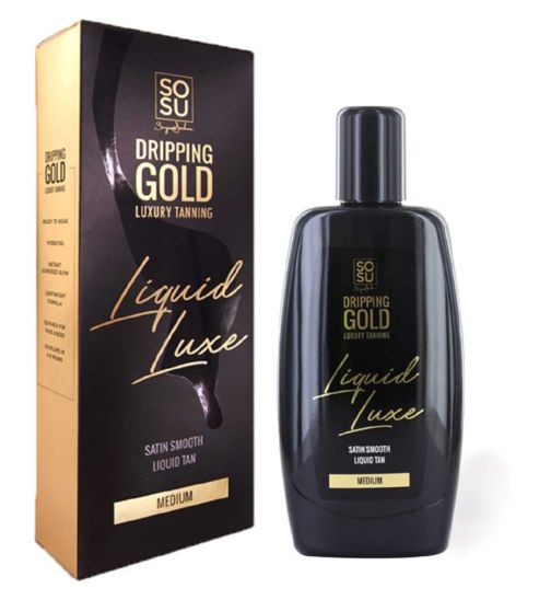 SOSU Dripping Gold Liquid Tan Medium 150ml