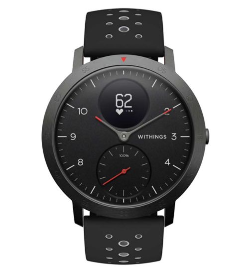 Withings Steel HR Sport multisport hybrid smartwatch (40mm Black)