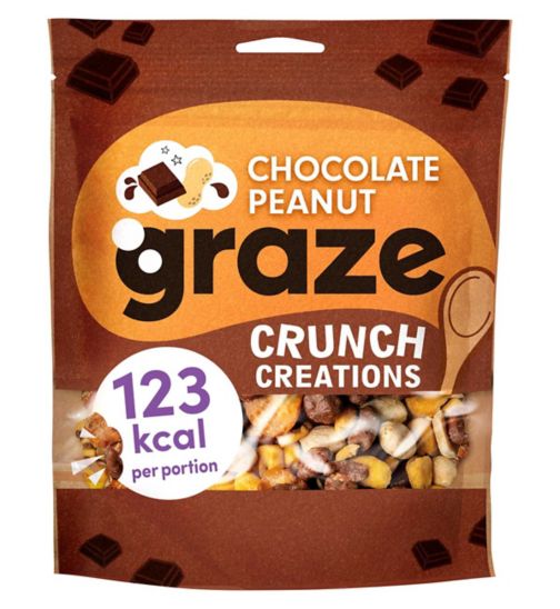Graze Chocolate Peanut Crunch Creations 100g