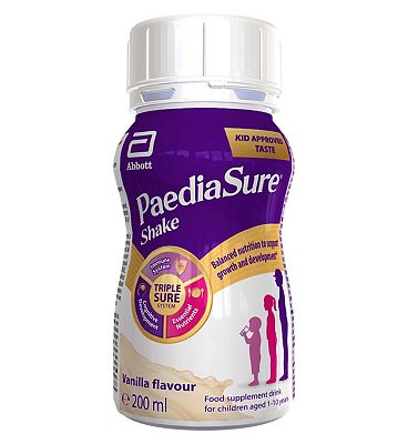 PaediaSure Shake, 200ml Vanilla, Multivitamin Ready-to-Drink Supplement for Kids 1-10 Yrs, Vegetaria