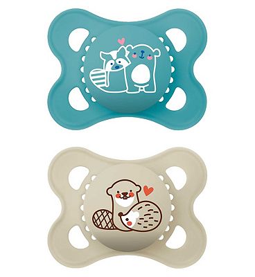 MAM Original 2-6 Months 2 Pack - Blue