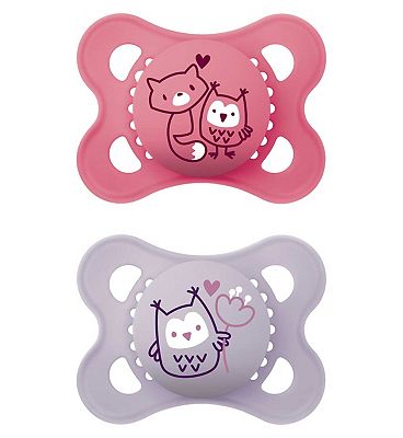 MAM Original 2-6 Months 2 Pack - Pink