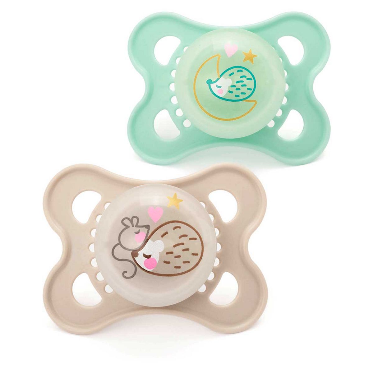 Mam Night 0-6 Months Soother 2 Pack - Unisex