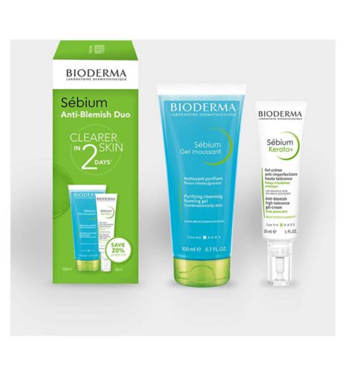 Bioderm Sebium Anti-blemish Duo For Blemish-prone Skin Gift Set