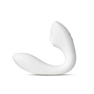 So Divine Pearl Vibe 2in1 G-spot & Clitoral Suction Stimulator White