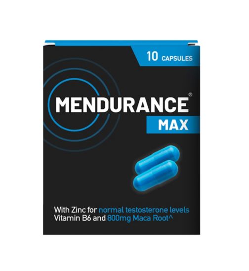 Mendurance Max Supplement For Men 10 Capsule Pack