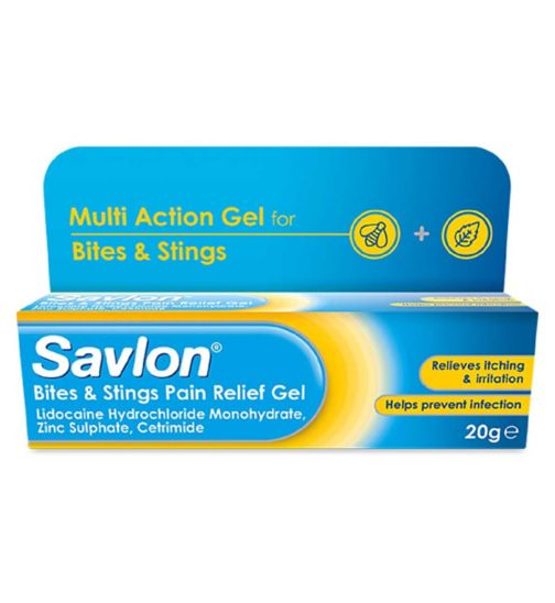 Savlon Bites & Stings Pain Relief Gel - 20g