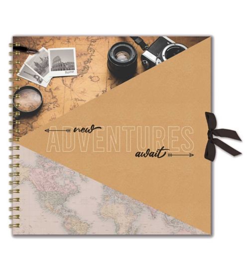Home Collection Brown Travel Scrapbook