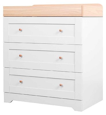 Tutti Bambini Rio Chest Changer - Dove Grey/Oak