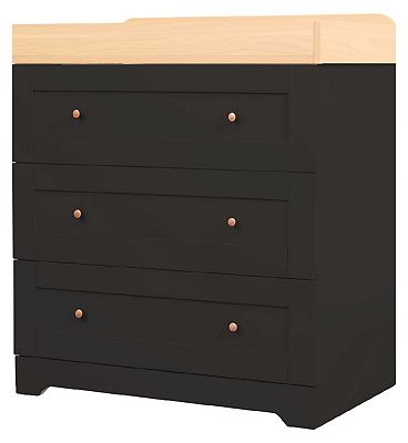 Tutti Bambini Rio Chest Changer - Slate/Oak