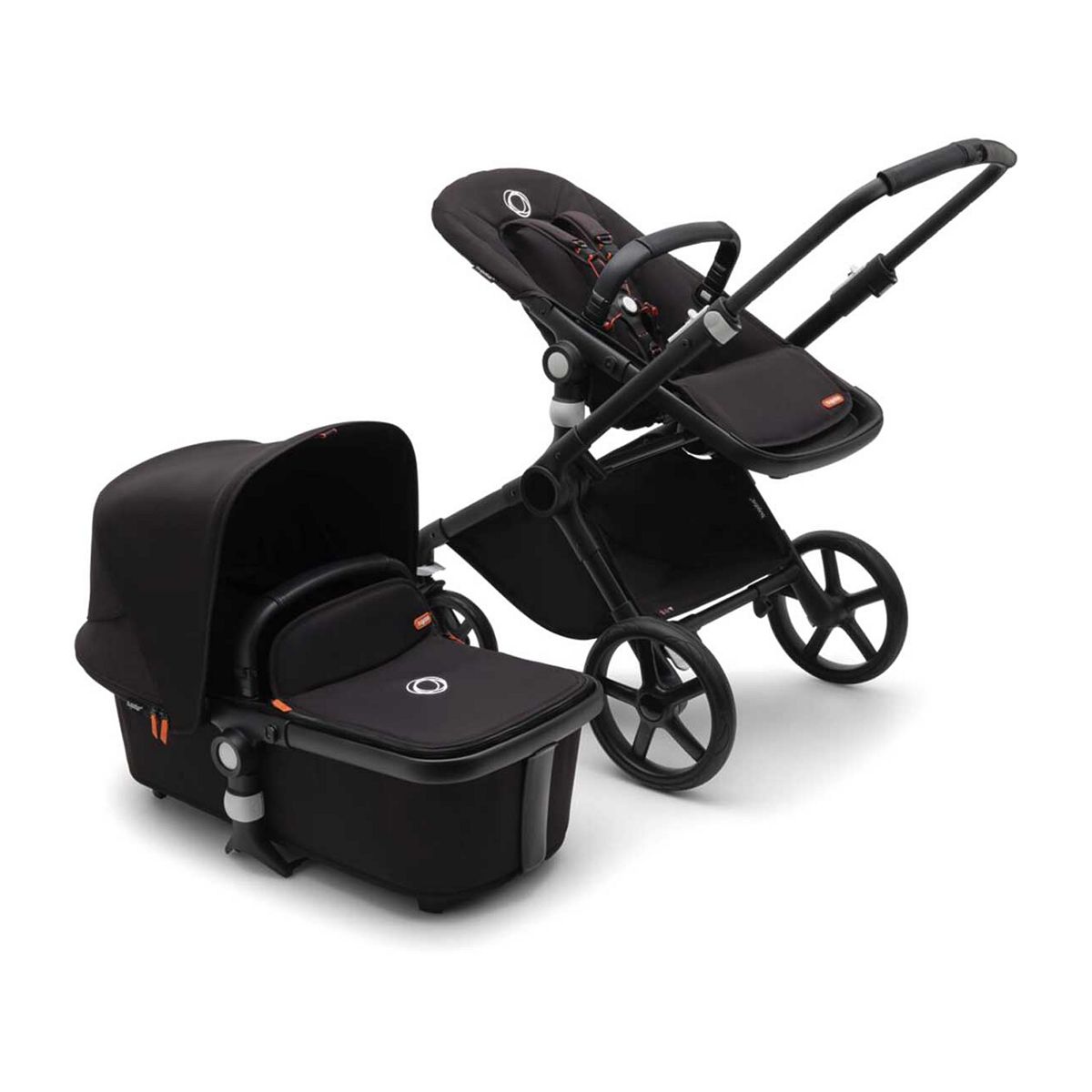 Bugaboo Fox Cub Complete Full Size All Terrain Pushchair Black/Midnight Black