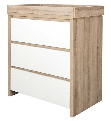 Tutti Bambini Modena Changing Unit - White/Oak