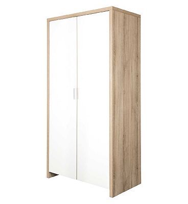 Tutti Bambini Modena Wardrobe - White/Oak