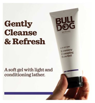 Bulldog Skincare End of Day Cleansing Face Gel For Men, Men's Face Cleanser, 125ml (12)