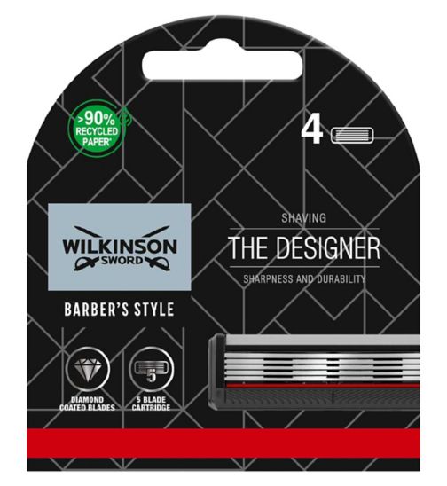 Wilkinson Sword Barbers Style Designer Blades 4s