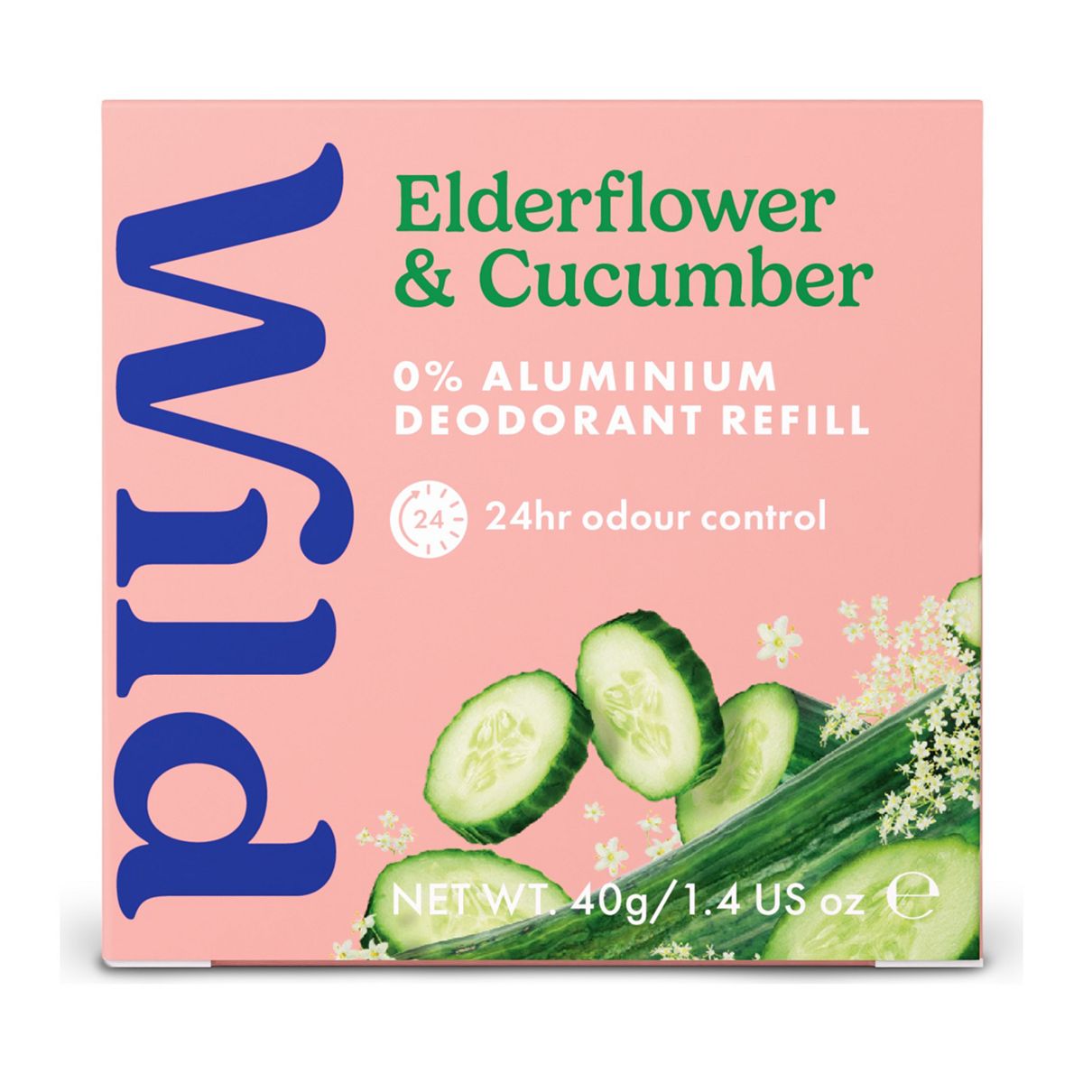 Wild Limited Edition Refill - Elderflower & Cucumber 40g