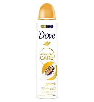 Dove Advanced Care Go Fresh Passion Fruit & Lemongrass Scent Anti-perspirant Deodorant Spray for 72 