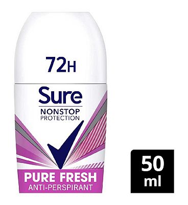Sure Women Nonstop Pure Fresh Antiperspirant Deodorant Roll On 50ml