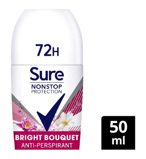 Sure Women Nonstop Bright Bouquet Antiperspirant Deodorant Roll On 50ml