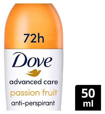 Dove Advanced Care Go Fresh Passion Fruit Scent Anti-perspirant Deodorant roll-on for 48 hour protection 50ml