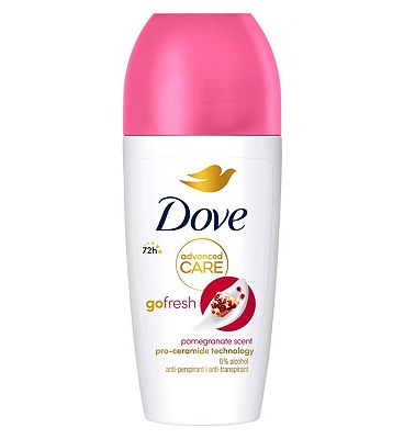 Dove Advanced Care Go Fresh Pomegranate Scent Anti-perspirant Deodorant roll-on for 48 hour protection 50ml