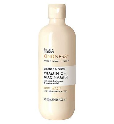 Baylis & Harding Kindness+ Vitamin C & Niacinamide 500ml  Cleanse & Glow Body Wash