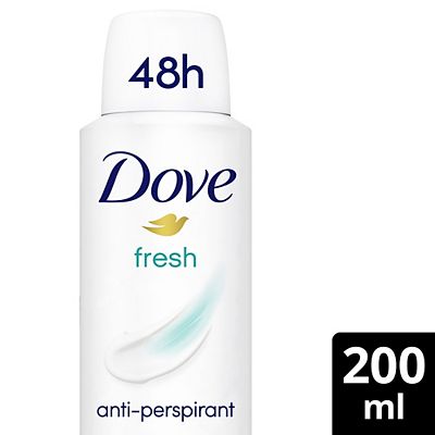 Dove Fresh with  moisturising cream Anti-perspirant Deodorant Spray for 48 hours of protection 200ml