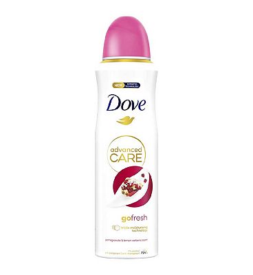 Dove Advanced Care Go Fresh Pomegranate & Lemon Verbena Anti-Perspirant Deodorant Spray Aerosol for 