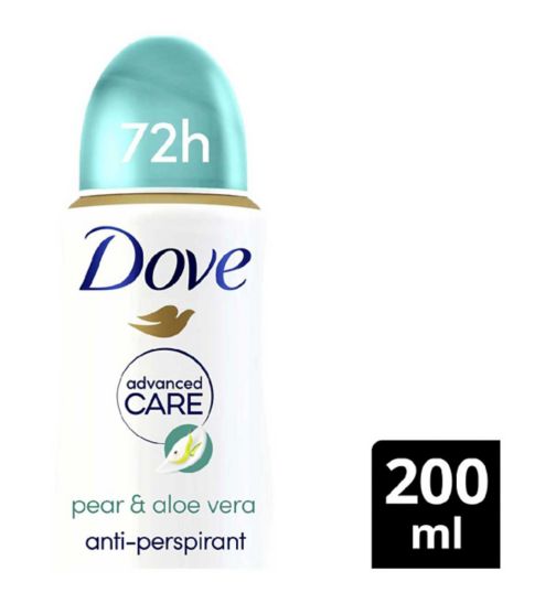 Dove Advanced Care Go Fresh Pear & Aloe Vera Scent Antiperspirant Deodorant Spray 200ml