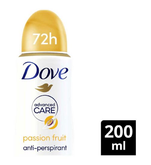 Dove Advanced Care Go Fresh Passion Fruit & Lemongrass Scent Antiperspirant Deodorant Spray 200ml