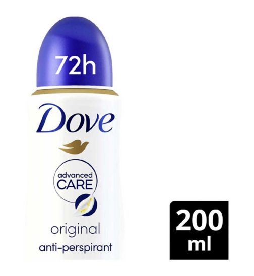 Dove Advanced Care Original Antiperspirant Deodorant Spray 200ml
