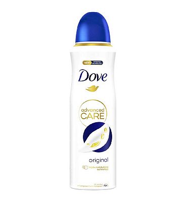 Dove Advanced Care Original 72hour protection Anti-Perspirant Deodorant Spray Aerosol with Triple Moisturising technology 200ml