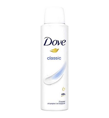 Dove Classic with  moisturising cream Anti-perspirant Deodorant Spray for 48 hours of protection 150