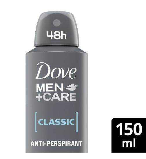 Dove Men+Care Classic Antiperspirant Deodorant Aerosol 150ml