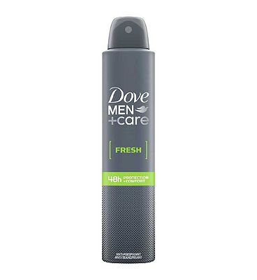 Dove Men+Care Fresh deodorant for men with 1/4moisturising cream Antiperspirant Aerosol for 48h swea