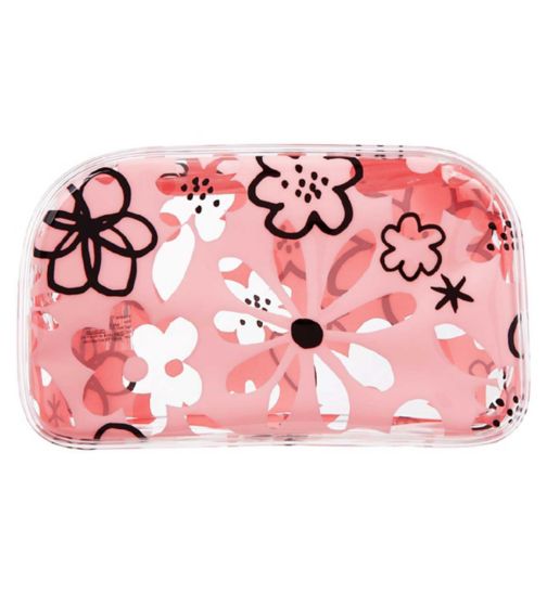 Boots Floral Small Cosmetic Clear Bag