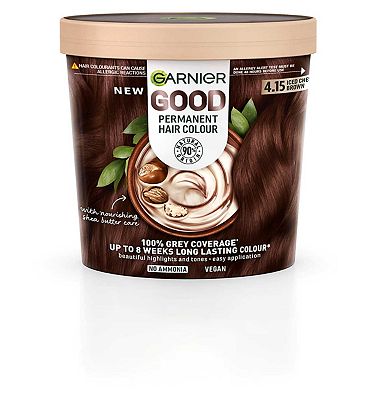 Garnier GOOD Permanent Hair Dye 4.15 Iced Chestnut Brown