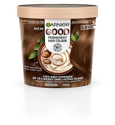 GOOD Permanent Hair Dye, 6.0 Mochaccino Brown