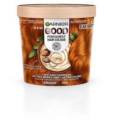 Garnier GOOD Permanent Hair Dye 7.43 Turmeric Copper