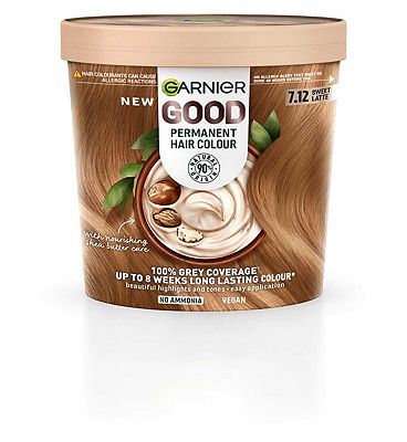 Garnier GOOD Permanent Hair Dye 7.12 Sweet Latte